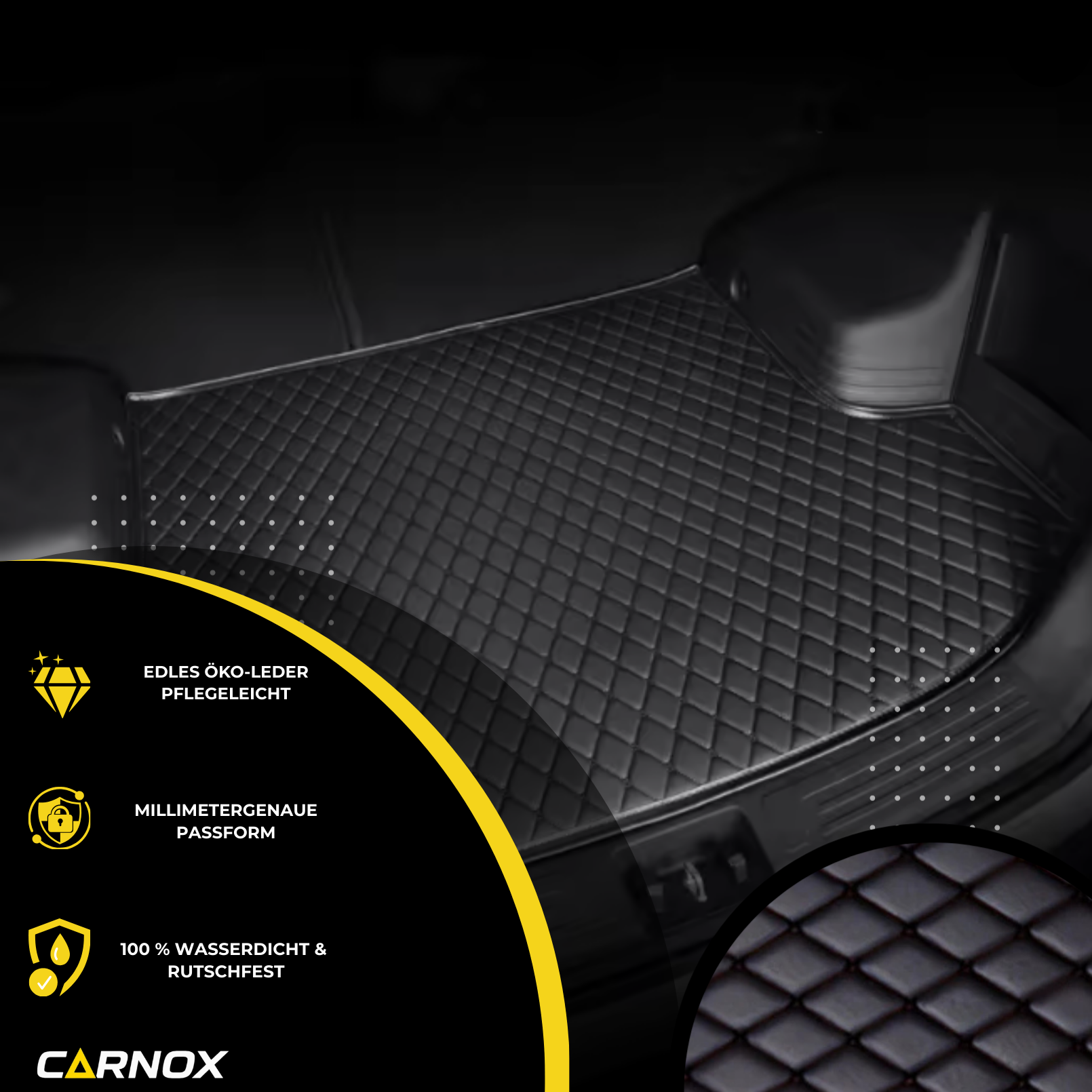 MAßGESCHNEIDERTE Luxus Kofferraummatte